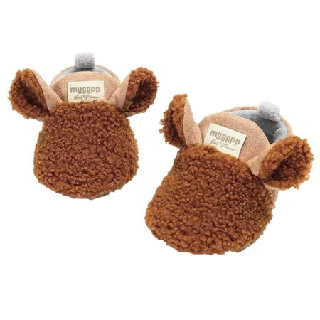 

DuAnyozu Newborn Baby Booties Boy Girl Crib Pram Shoes Soft Snow Boots Prewalker