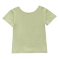 thumbnail image 5 of breaise Girls Shirts Short Sleeve Soft T-Shirts Summer Solid Color Plain Tees Tops Clothes for Kids, 5 of 9