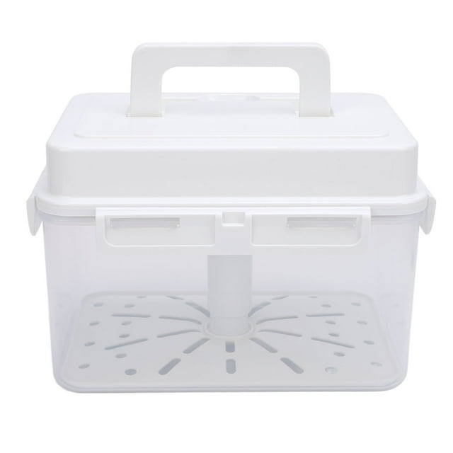 Fermenting Jar Sauerkraut Container Kimchi Sauerkraut Fermentation and Storage Container Large Capacity Rectangular Pickle Kimchi Container for Kimchi, Sauerkraut