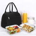 thumbnail image 2 of Lunch Bag for Women&Men,Adult Insulated Lunch Box,Small Cooler Lunch Containers,Reusable Lunch Tote Bags for Work Travel Picnic,Black, 2 of 7