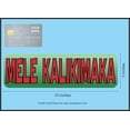 thumbnail image 4 of 10in x 3in Hawaiian Mele Kalikimaka Magnet Merry Christmas Holiday Magnets, 4 of 4