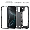 thumbnail image 4 of Allytechgroup Military-Grade Phone Case for Apple iPhone 16 Pro, Heavy Duty iPhone 16 Pro Cover with 360° Ring Kickstand, Shockproof TPU+PC Bumper, Raised Edges, Drop Protection, Black, 4 of 6