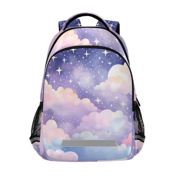 ALAZA Cute Clouds Backpack Elementary School Bag Bookbag Travel Rucksack