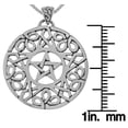 thumbnail image 3 of Jewelry Trends Celtic Star Pentacle Pentagram Sterling Silver Pendant Necklace 18", 3 of 6