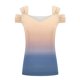 thumbnail image 4 of Fiudx Ofertas y Liquidaciones Blusas con Cuello En V y Hombros Descubiertos para Mujer, Top de Manga Corta, 4 of 5
