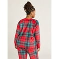 thumbnail image 6 of Joyspun Women's and Women’s Plus Plush Sleep Top with Long Sleeves, Sizes XS-3X, 6 of 6