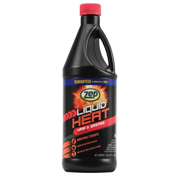 Zep Liquid Heat Drain Opener 33.8 Ounce (Case of 2) ECZULH342