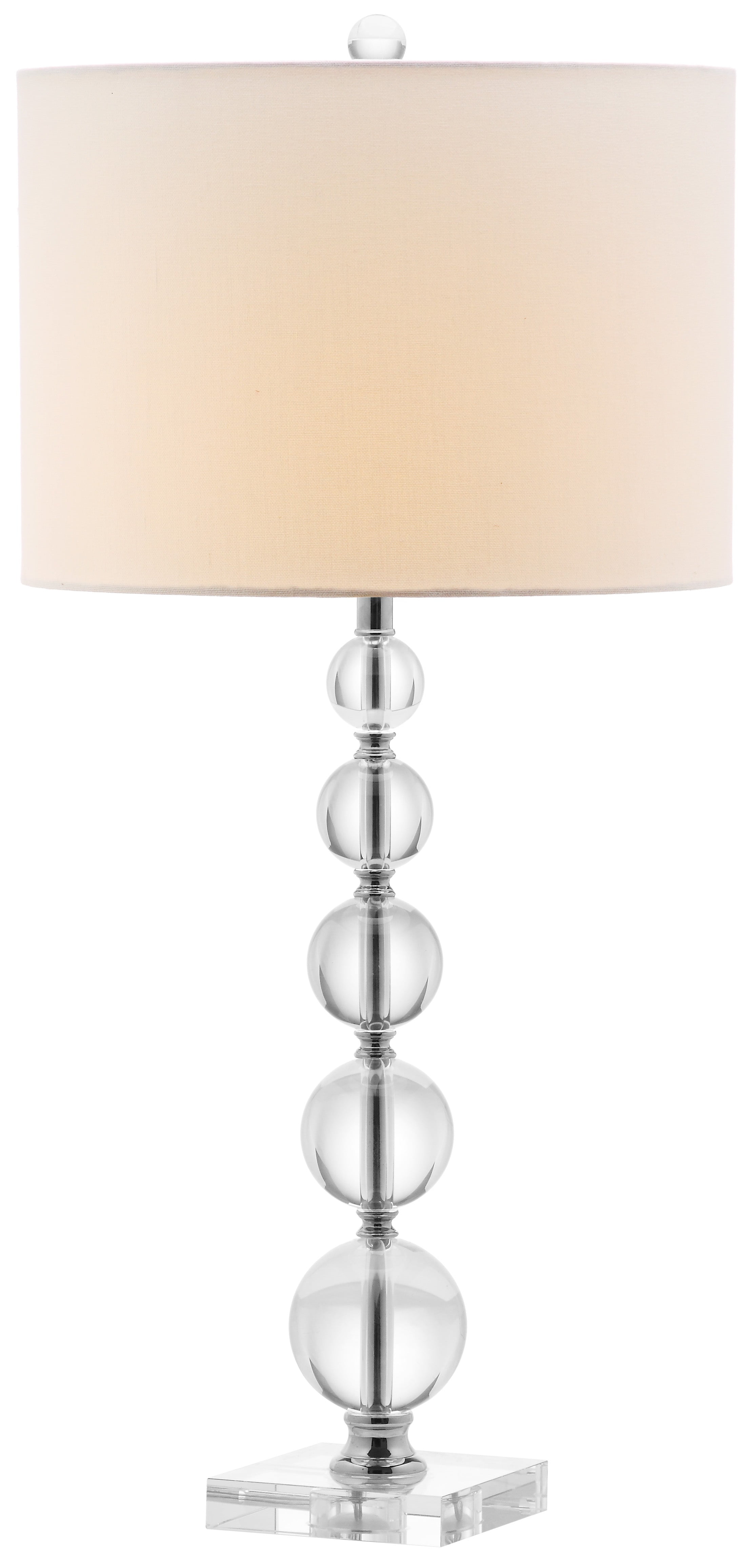 White ball deals table lamp