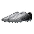 thumbnail image 4 of DREAM PAIRS Mens Soccer Cleats Firm Ground Soccer Shoes Football Shoes SILVER/BLACK Size 11, 4 of 7