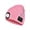Pink, variant on Zukuco Bluetooth Beanie Hat with Led Light, Rechargeable Headlamp Music Beanie Cap Gifts for Men Women