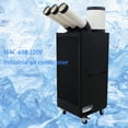 thumbnail image 2 of Techtongda Industrial Air Conditioner Portable Air Cooler for Factories Three Outlets 220V Black, 2 of 17