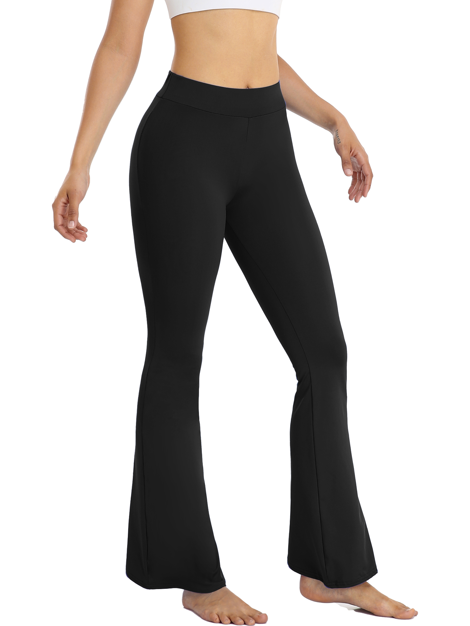 LALAMELON Women's Bootcut Yoga Pants Tummy Control Lightweight Bootleg