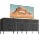 thumbnail image 1 of Mueble para TV, tocador Huuger, 160 cm, con 10 cajones de tela, estilo rústico, 1 of 9