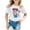 White, variant on Hienoo Big Girls Graphic T-Shirt Cartoon Short Sleeve Cotton T Shirt, Sizes 3-14