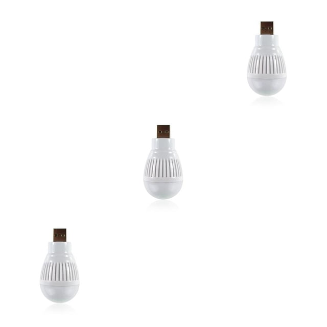 Methold Camping Senderismo Bombilla alimentada por USB sin bombillas de plástico Hogar Dormitorio Hotel Linterna Accesorio de iluminación Blanco Type1 NO1