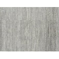 thumbnail image 4 of HomeRoots 513859 9 x 12 ft. Silver Wool Striped Hand Knotted Rectangle Area Rug, 4 of 8