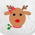 thumbnail image 4 of Inktastic girl reindeer Boys or Girls Baby Bib, 4 of 4