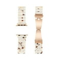 thumbnail image 4 of Compatible With Apple Watch Band 42(Series 1/2/3)/44/45/46/49mm, Thin Light Resin Strap Bracelet With Metal Buckle Replacement for iWatch SE Series 10 9 8 7 Ultra 6 5 4 3 2 1 for Women Men, E, 4 of 4