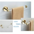 thumbnail image 3 of Bathroom Hardware Set Acrylic Gold - Bathroom Accessories Set Towel Bar Towel Rack Set - Wall Mounted Bath Towel Holder Toilet Paper Holder Set 4 Pieces, 3 of 4