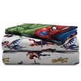 thumbnail image 3 of Avengers Ensemble de Lit Complet 5 Pcs pour Enfants - Couette, Drap Plat, Drap-Housse et 2 Taies d'Oreiller, 3 of 8