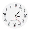 thumbnail image 3 of Abbracc Wall Clock 30cm Round Analog Clock, Non Ticking Hanging Clock Clock for Bedroom, 3 of 9