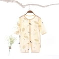 thumbnail image 2 of Edvintorg Infant Baby Jumpsuit Summer Long Sleeve Breathable Comfortable Cotton Rompers Loungewear Thin Air-Conditioned Clothing 0-12 Months, 2 of 3