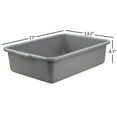 thumbnail image 6 of Cand 4 Packs Commercial Bus Tubs, Plastic Bus Box/Utility Box, Gray, 5.8 Gal., 6 of 6