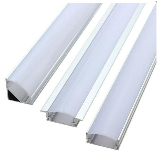 Aluminum Channel 1/5/10X 50cm Aluminum LED Strip Light Bar Channel