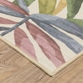 thumbnail image 4 of Oriental Weavers Fiji Washable Indoor/Outdoor Rug - FIJ03 - 5' x 7' - in Beige/ Multi - Tropical Style, Non-Slip, Stain Resitant, Ultra Low Pile, Patio, Outdoor Living Area Rug, 4 of 5