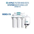 thumbnail image 2 of APEC Water Systems FILTER-MAX-ES75 75 GPD Juego completo de filtros de repuesto de alta capacidad pa, 2 of 7