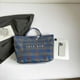 thumbnail image 5 of Bolsas Bolsa De Pvc A Cuadros Para Mujer Con Estampado De Letras, Impermeable, Para Compras Y Regalos Festivos, Azul (1 Unidad) Rkxzt, 5 of 8
