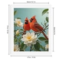 thumbnail image 2 of Paint By Numbers Kit for Adults Beginner - DIY Red Birds Floral Branch Pose Canvas Painting Kits for Adults, Frameless Paint By Number for Adults for Home Wall Decor 16x20 Inch, 2 of 7