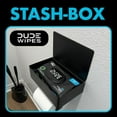 thumbnail image 2 of DUDE Wipes Stash Box - Flushable Wipes Dispenser - Toilet Paper and Flushable Wipes XL Wall Mounted Holder, 2 of 7