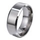 thumbnail image 1 of Anillos de titanio lisos de diseño Simple de acero inoxidable mate de 8mm, anillos plateados en tono dorado, anillos negros y azules, regalo de joyería para hombres y mujeres Tan Jianjun  unisex, 1 of 2