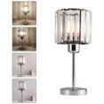 thumbnail image 3 of MasteelfCA 1Pc Bedroom Table Lamp Decorative Crystal Glass Light LED Bedside Lamp (US Plug), 3 of 8