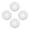White, variant on 4Pcs Desk Wire Hole Cover Plastic Round Cable Box Computer Desk Table Hole Line Hole Cover Decorative Wire Pass Organizer