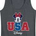 thumbnail image 3 of Disney - Americana - Minnie Usa - Women's Racerback Tank Top, 3 of 5