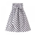 thumbnail image 1 of AJZIOJIRO 3-14Y Child Baby Girls Hanging Neck Beach Dress Clothing Floral Print Sleeveless Casual Dresses, 1 of 5