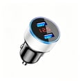 thumbnail image 3 of Fast Car Charger Type C Car Plug,Car Charger USB C,Android Phone USB C Car Charger Cigarette Lighter Adapter Fast Charging C Coiled Cable Suitable For Charging All Electronic Devices, 3 of 11