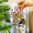 thumbnail image 4 of Wosthever Árbol de Navidad colgante colgante decoración regalo personalizado camión de bomberos vehículo camión barco excavadora colgante Kits de decoración para fiestas No. 4 Wosthever HA042991-04, 4 of 6