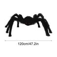 thumbnail image 2 of Holloyiver Halloween Hairy Spider Decorations, Scary Realistic Spider Props Outdoor Decorations, Black Giant Fake Spiders for Patio Yard Garden Lawn, Halloween Party Favor Decor, 49.2Inch, 2 of 9
