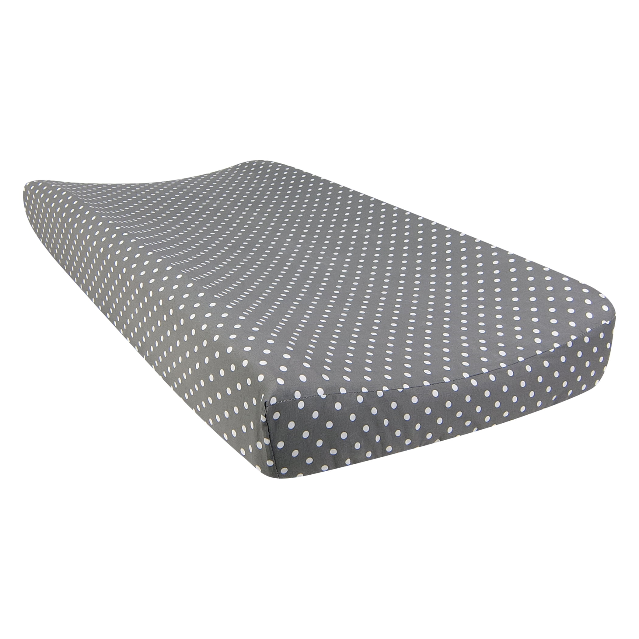 Bedtime Gray Dot Changing Pad Cover