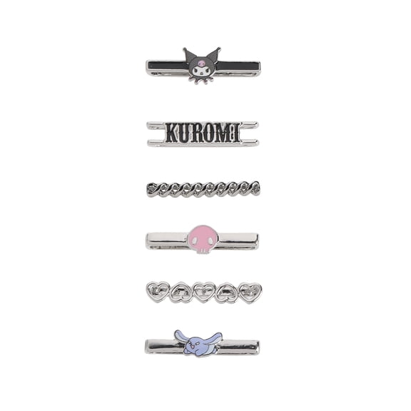 Kuromi Character Charms 6-Piece Slide-On Watch Band Set