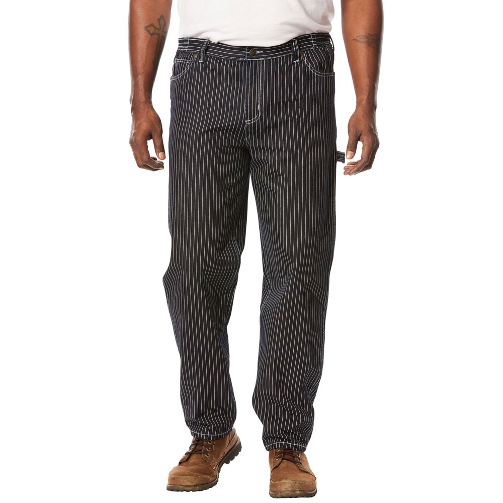 railroad stripe jeans