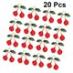 thumbnail image 4 of 20 colgantes de cereza delicados, dijes de aleación delicados, accesorios para hacer pulseras, collares y joyas., 4 of 6