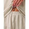 thumbnail image 5 of DARING DIVA Women's Satin Silky Camisole Sleeveless Cami and Shorts Pajamas Set S Beige, 5 of 7