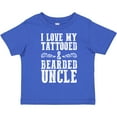 thumbnail image 3 of Inktastic I Love My Tattooed & Bearded Uncle Boys Toddler T-Shirt, 3 of 5