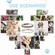 thumbnail image 5 of Apuakthei Collar para perro cachorro con diamantes de cristal coloridos collares para cachorros y gatos, 5 of 5