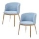 thumbnail image 1 of Dining Room Chairs Nordic Style Dining Table With Chairs Set Furniture Cotton Linen Solid Wood Hotel Kitchen Restaurant Stool My Lux Decor Round, 1 of 16