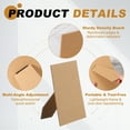 thumbnail image 3 of Uxcell Easel Back, Picture Frame Back Stand Replacement Frame Board for 11.7" DIY Photo Board Art 4 Pcs & Natural Wood, 3 of 7